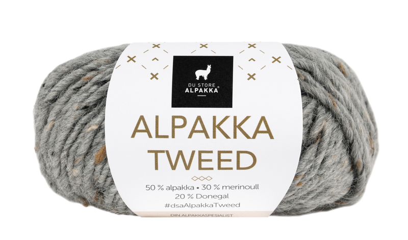 101 Alpakka Tweed Grå